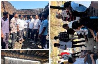 मध्यरात्री भीषण आग! जोगणगुड्यात बोरकूट कुटुंबाचे घर खाक…लाखोंचे नुकसान; अज्जूभाऊंकडून तातडीची पाहणी व आर्थिक मदत