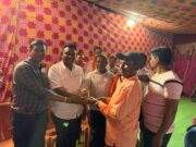 माजी जि.प.अध्यक्ष डॉ.अजय कंकडालवार यांनी कांचनपूर येथे आयोजित कालीमाता पूजेला उपस्थित