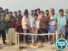 मरपल्ली येथील भव्य टेनिस बॉल क्रिकेट स्पर्धेचे उदघाटन उत्सहात संपन्न