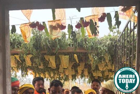 माजी जि.प.अध्यक्ष डॉ.अजयभाऊ कंकडालवार यांच्या हस्ते माता मंदिरचे उदघाटन….काटेपल्ली येथे बोनालू कार्यक्रम व सामूहिक विवाह उत्सहात संपन्न